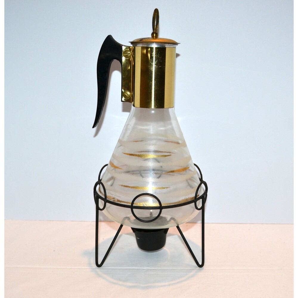 Corning Vintage Atomic Server with Warmer